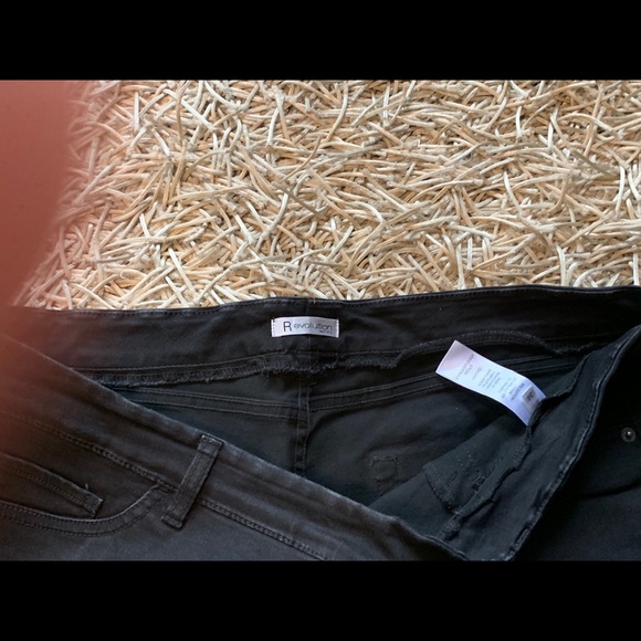 Revolution Black Denim Jegging - Picture 5 of 8